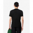 Camiseta Deportiva con Detalles de Marca Estampados Ultra Dry de LACOSTE