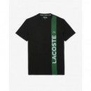 Camiseta Deportiva con Detalles de Marca Estampados Ultra Dry de LACOSTE