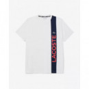 Camiseta Deportiva con Detalles de Marca Estampados Ultra Dry de LACOSTE