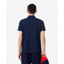 Polo Deportivo con Estampado de Marca Ultra Dry de LACOSTE