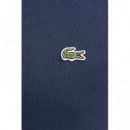 Camiseta de Algodón con Cuello en V de LACOSTE