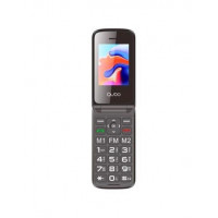 QUBO Telefono Movil X247C Negro Dual Sim.camara Bluetooth,radio Fm,boton Sos