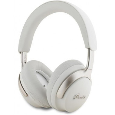 GUESS Casco Auricular BLUETOOTH Anc/enc Script Beige