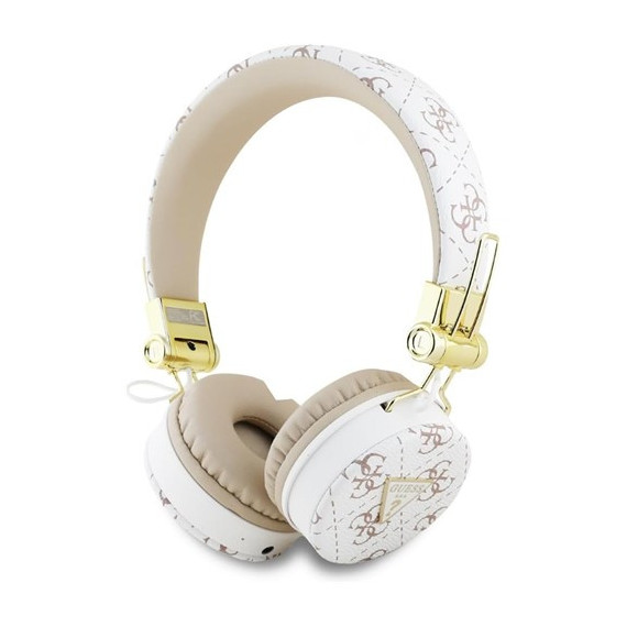 GUESS Casco Auricular BLUETOOTH Enc 4G Triangle Blanco