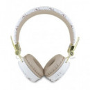 GUESS Casco Auricular BLUETOOTH Enc 4G Triangle Blanco