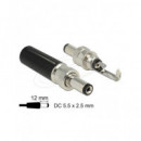 DELOCK Conector Hembra Dc 5.5X2.5MM para Soldar