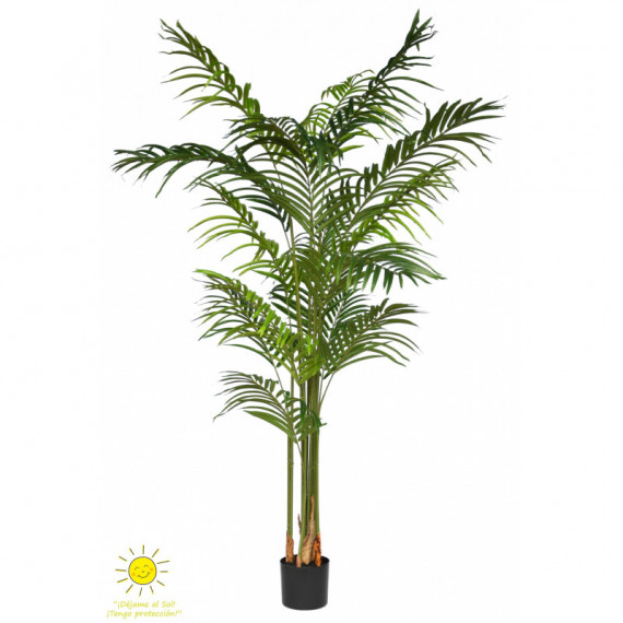 árbol Palmera Areca- Planta Artificial Realista- 200 Cm- Green Essentials®- Interior y Exterior  GREEN ESSENTIALS®