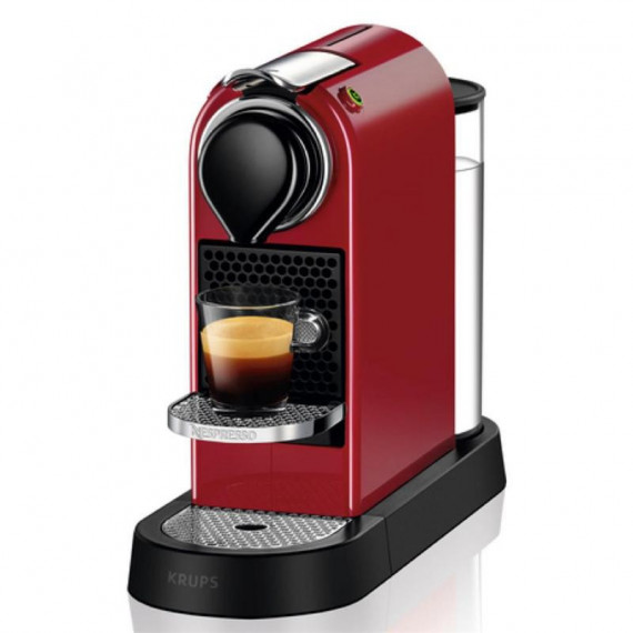 KRUPS Nespresso Citiz XN7415ECO Cafetera Cápsulas Rojo