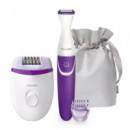 PHILIPS Satinelle Essential BRP505/00 Depiladora + Perfilador Bikini