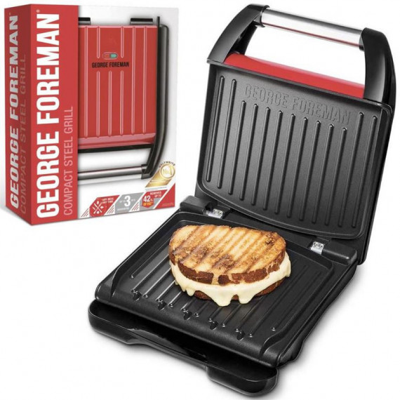GEORGE FOREMAN Parrilla Eléctrica Compacta 25030-56