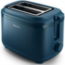 PHILIPS Serie 3000 HD2511/70 Tostadora Azul
