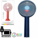Bieyoufengqu Ventilador Mini Recargable Azul