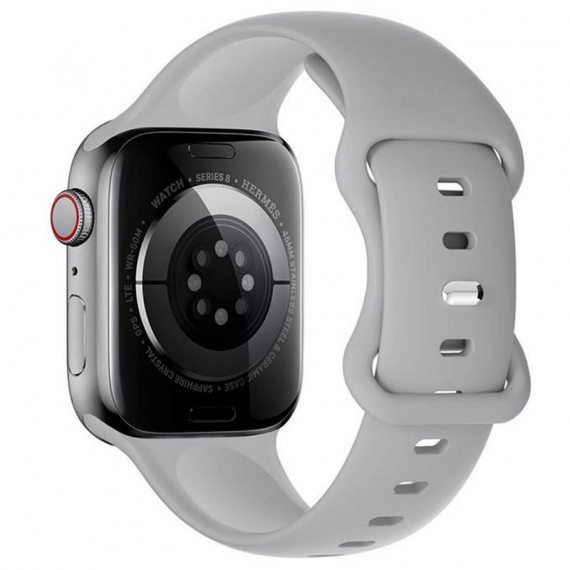 HOCO WA15 Correa Silicona Iwatch 38/40/41MM Gris