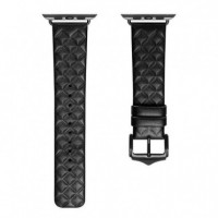 HOCO Iwatch WA18 Correa de Cuero Elegant Series (38/40/41MM) Negra