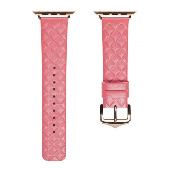 HOCO WA18 Correa de Cuero Elegant Series para Iwatch (42/44/45/49MM) Rosa