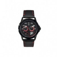 FILA 38-169-101 Reloj Hombre Cuero Negro