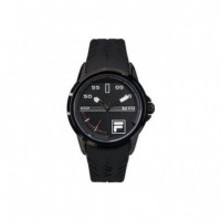 FILA Reloj 38-170-001 Silicona Negro