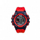 FILA Reloj Digital Rojo 38-188-002