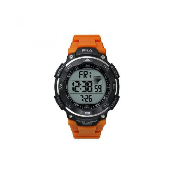 FILA Reloj Digital Negro y Naranja 38-824-102
