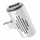 BOROFONE BV6 Divisor de Auriculares Lightning Blanco