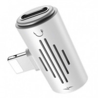 BOROFONE BV6 Divisor de Auriculares Lightning Blanco