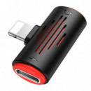 BOROFONE BV6 Divisor Auriculares Lightning Negro