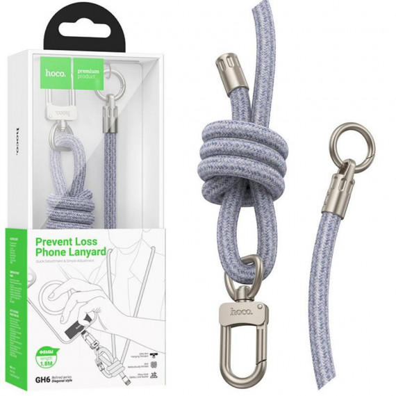HOCO GH6 Cordón Ajustable Universal Denim Blue