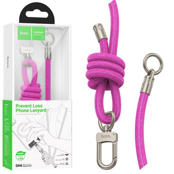 HOCO GH6 Cordón Ajustable para Móviles Elegant Pink