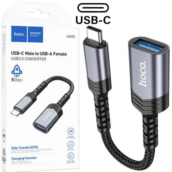 HOCO UA24 Adaptador Otg Usb-c a Usb-a 3.0