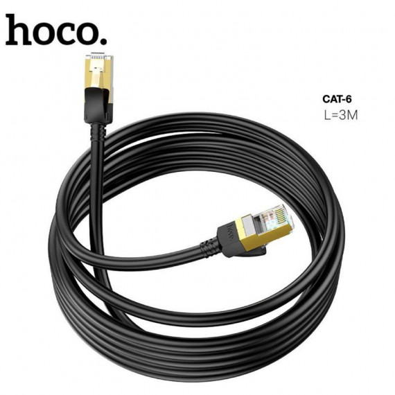 HOCO US02 Cable de Red Ethernet Gigabit 3M