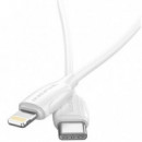 BOROFONE BX19 Cable Usb-c a Lightning 2M 20W Blanco