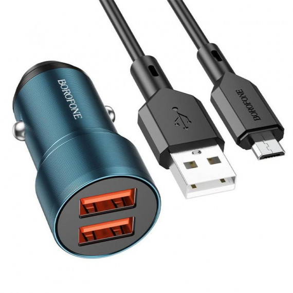 BOROFONE BZ19 Cargador de Coche USB + Cable Micro USB