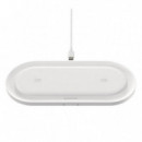 BOROFONE BQ7 Cargador Inalámbrico Doble 10W Blanco