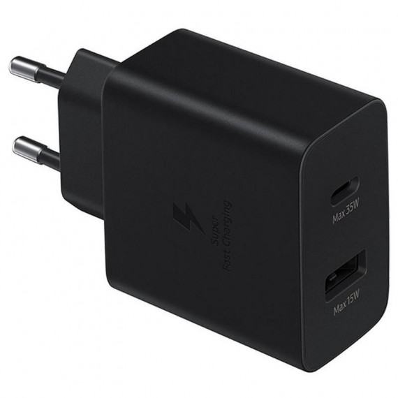 SAMSUNG Cargador de Pared 35W Usb-c y USB (EP-TA220NBEGEU) Negro
