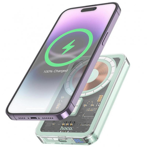HOCO Q14 Ice Crystal Power Bank 5000MAH Azul