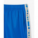 Pantalón Corto de Rayas con Logotipo Deportivo de LACOSTE