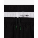 Pantalón Corto de Rayas con Logotipo Deportivo de LACOSTE