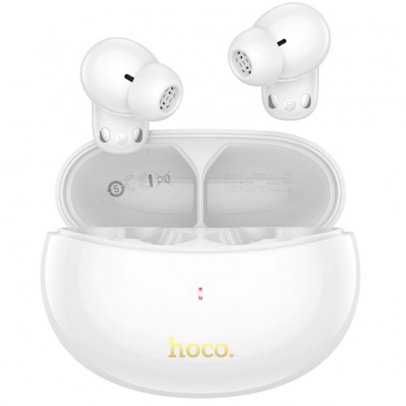 HOCO EQ17 Auricular Inalámbrico con Cancelación de Ruido Frost White