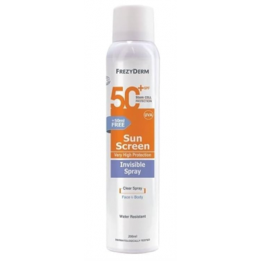 FREZYDERM Sun Screen Spray Invisible SPF50+150ML