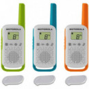 MOTOROLA T42 Walkie Talkie Triple Pack