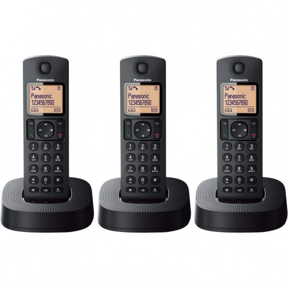 PANASONIC KX-TGC313SPB Teléfono Inalámbrico Trío