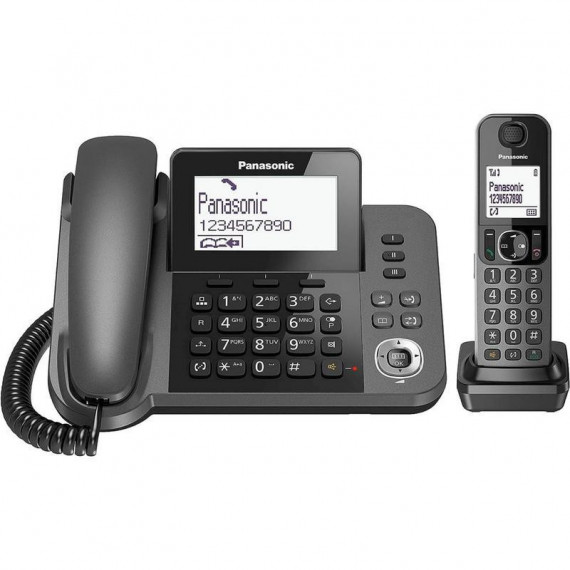 PANASONIC KX-TGF310EXM Teléfono Fijo Inalámbrico 2-EN-1