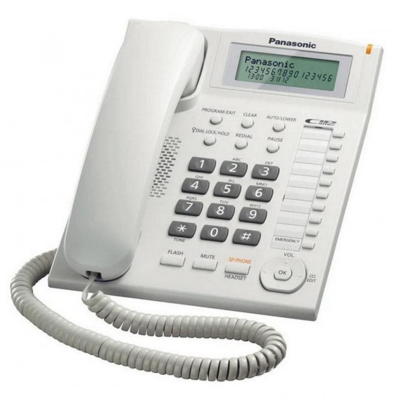 PANASONIC KX-TS880EXW Teléfono Fijo Blanco