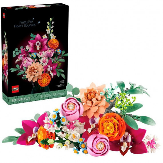 LEGO Ramo de Flores Fantasía Rosa 10342