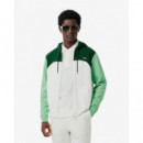 Sudadera con Capucha y Cremallera con Bloques de Color de LACOSTE