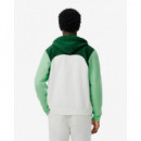 Sudadera con Capucha y Cremallera con Bloques de Color de LACOSTE