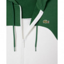 Sudadera con Capucha y Cremallera con Bloques de Color de LACOSTE