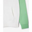 Sudadera con Capucha y Cremallera con Bloques de Color de LACOSTE