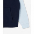 Sudadera con Capucha y Cremallera con Bloques de Color de LACOSTE