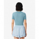 Jersey de Punto con Ochos con Efecto Lavado de LACOSTE